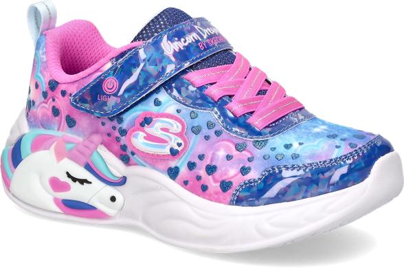 Kinderschuhe Schuhe Maedchen Skechers Unicorn Dreams Lights Sneaker